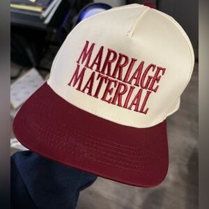 Marriage material hat